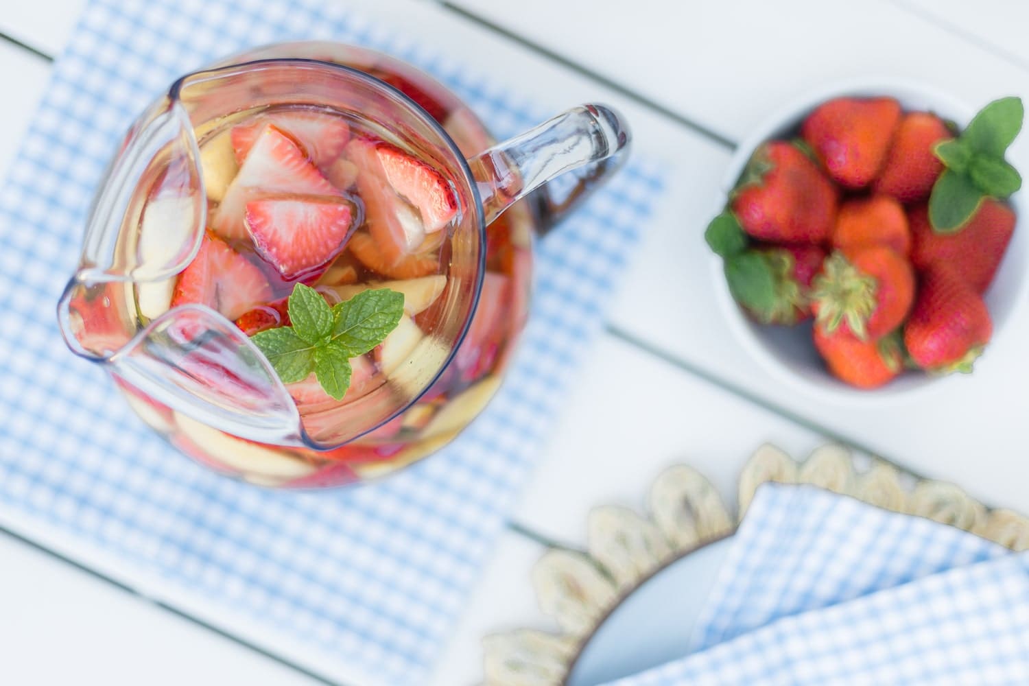 Blogger Stephanie Ziajka shares a recipe for white wine sangria on Diary of a Debutante