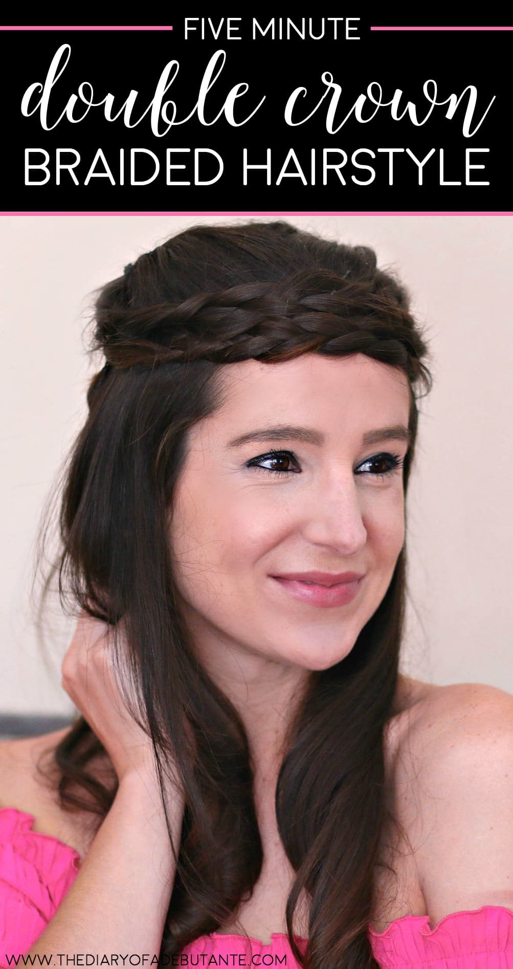 2 easy braided hairstyle for medium hair that take 5 minutes or less