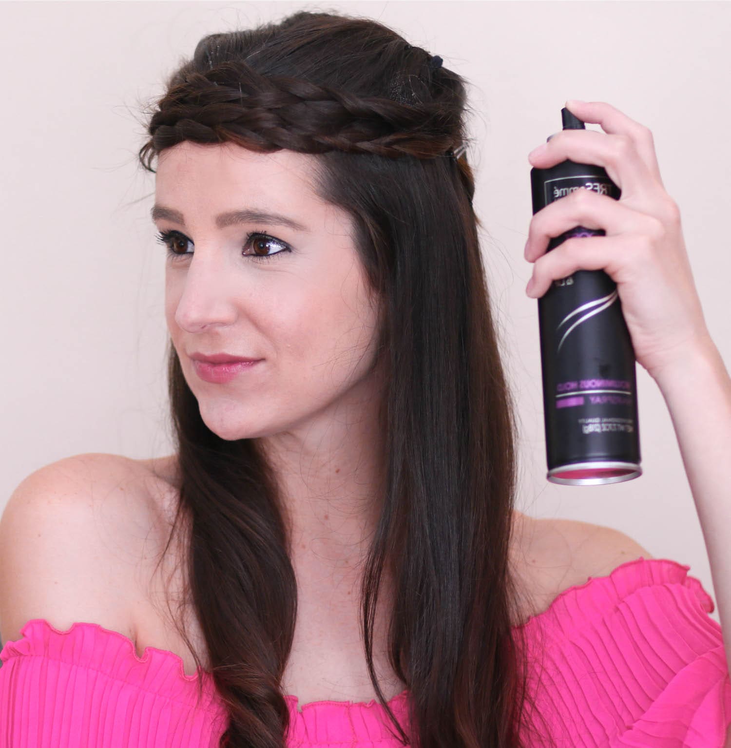 2 easy braided hairstyle for medium hair that take 5 minutes or less