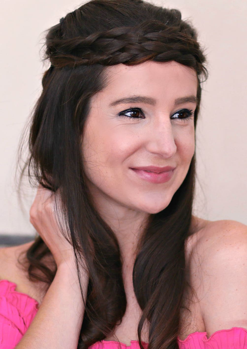 2 easy braided hairstyle for medium hair that take 5 minutes or less