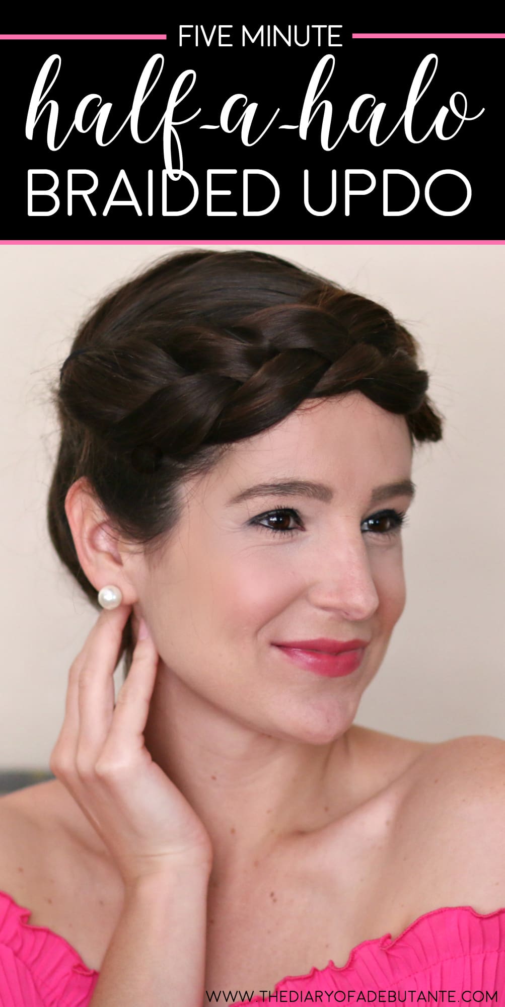 2 easy braided hairstyle for medium hair that take 5 minutes or less
