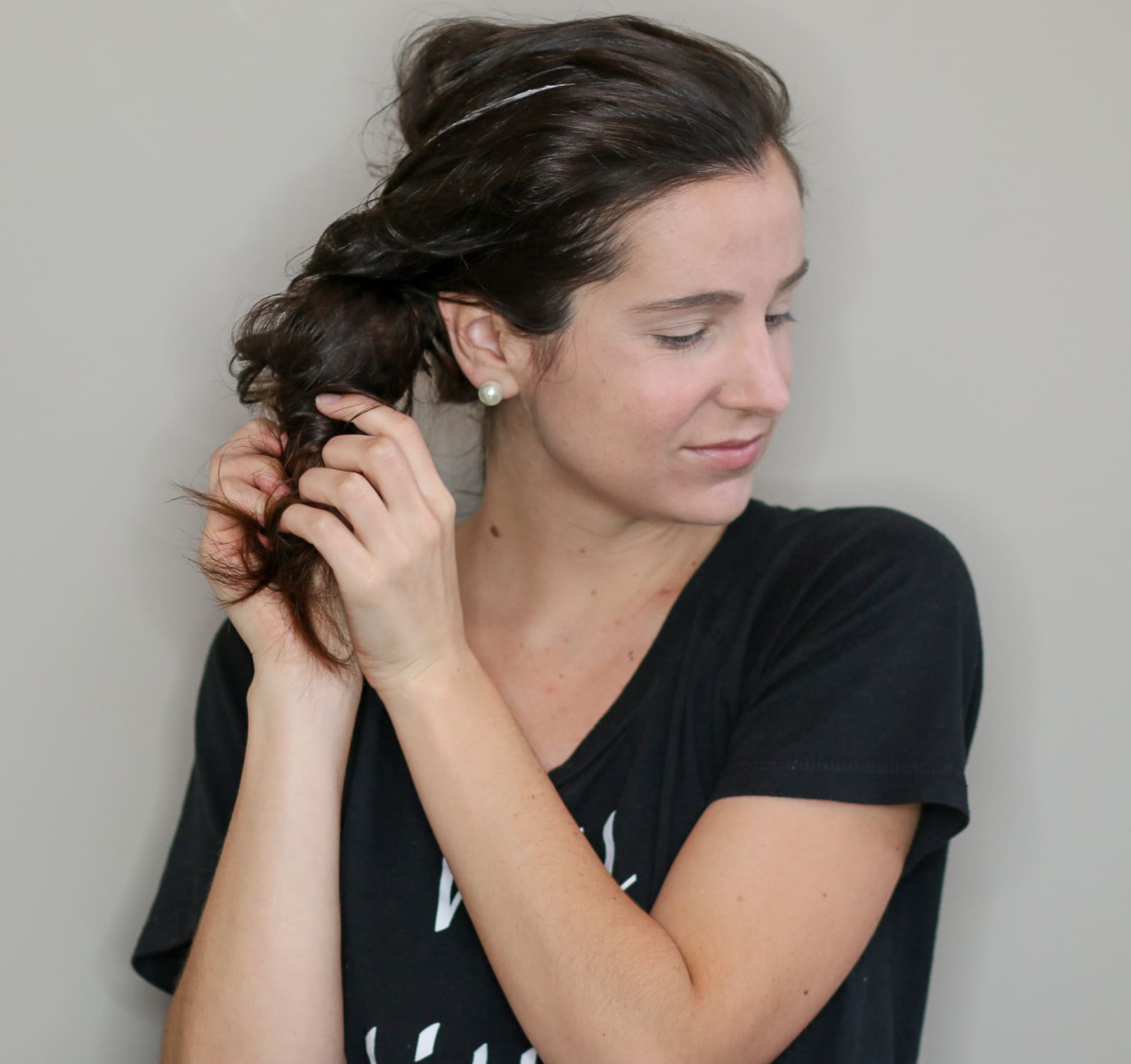 How to get heatless curls overnight by southern lifestyle blogger Stephanie Ziajka from Diary of a Debutante