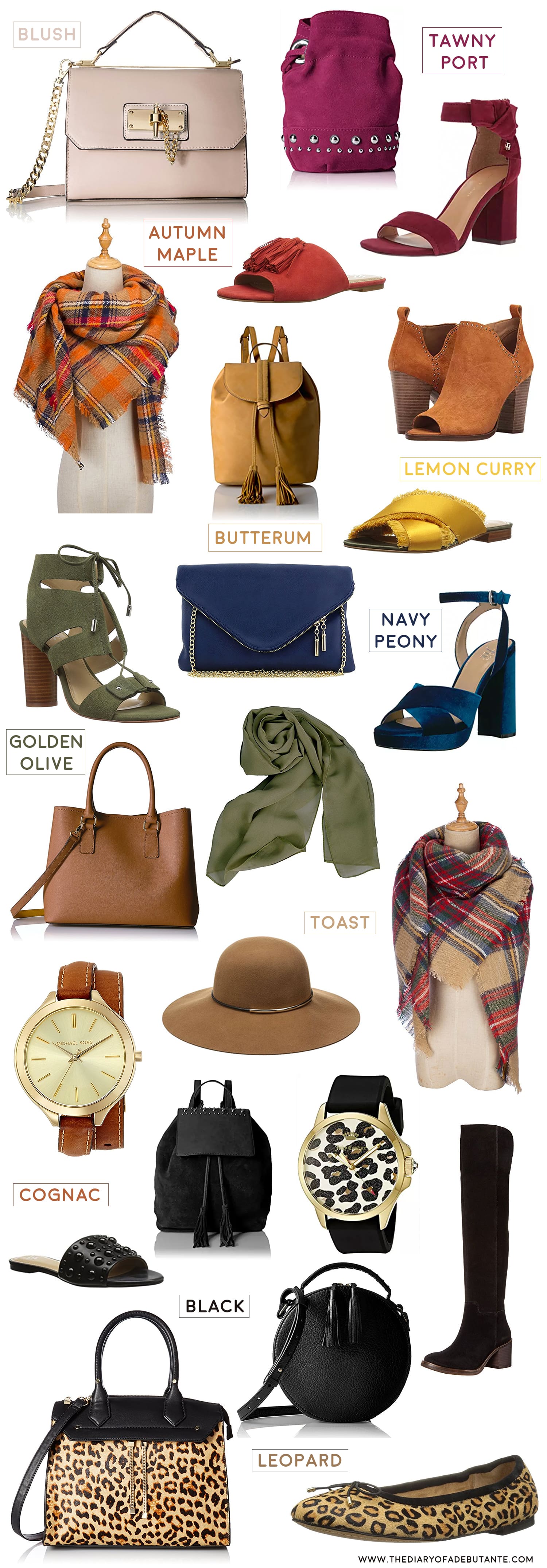 Fall Fashion Colors 2017: What's Trending in Clothing and Accessories | Amazon's top fall fashion finds under $100 by fashion blogger Stephanie Ziajka from Diary of a Debutante