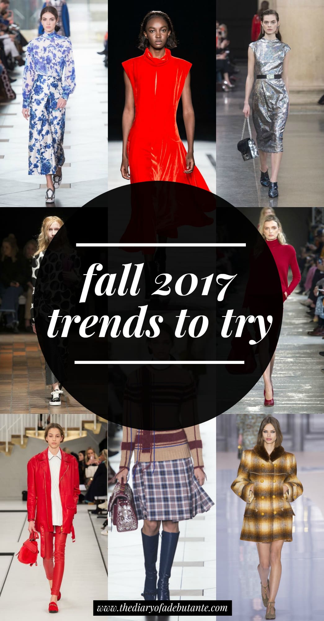 Fall 2017 Fashion Trends from NYFW by fashion blogger Stephanie Ziajka from Diary of a Debutante Fall 2017 Fashion Trends from NYFW by fashion blogger Stephanie Ziajka from Diary of a Debutante