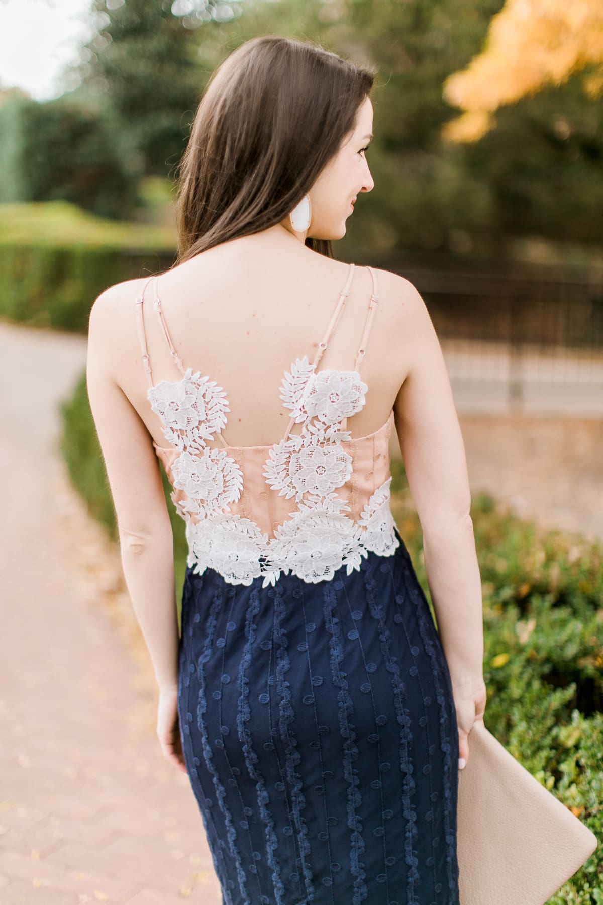 Adelyn Rae Josephine Lace Dress | What to wear for Thanksgiving | What to Wear Out on Thanksgiving Eve by fashion blogger Stephanie Ziajka from Diary of a Debutante