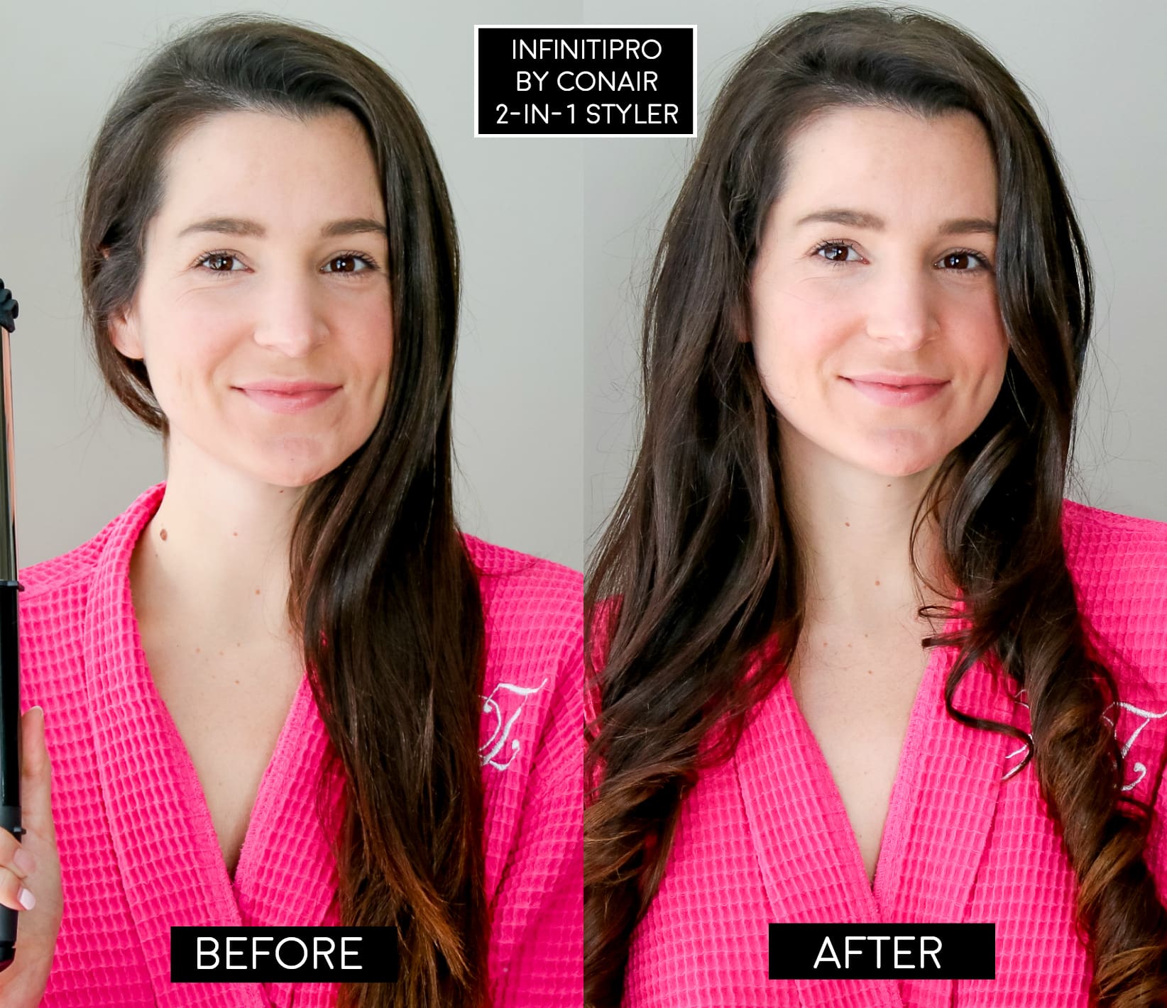 Conair 3Q blow dryer and Conair 2-in-1 styler review | How to use the InfinitiPRO by Conair 2-in-1 Styler | How to use the InfinitiPRO by Conair 3Q Compact Styler | The best blow dryer for thick coarse hair and best 2-in-1 styler from Conair | Conair's best hair styling tools for women | The Countdown to Styling: 2 Conair Styling tools Every Girl Needs to Try by blogger and retired beauty queen Stephanie Ziajka from Diary of a Debutante