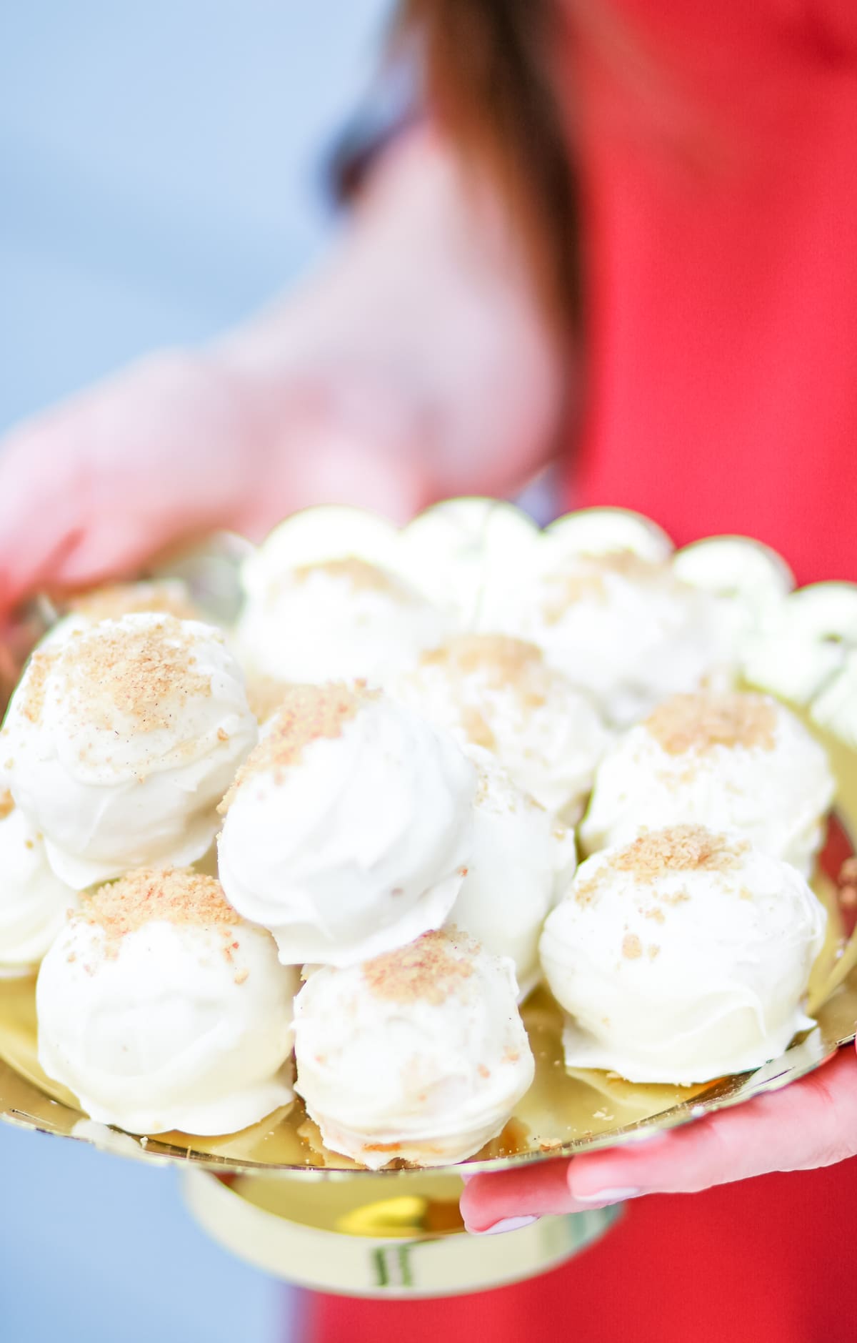 Bite-sized pumpkin truffles by southern blogger Stephanie Ziajka on Diary of a Debutante
