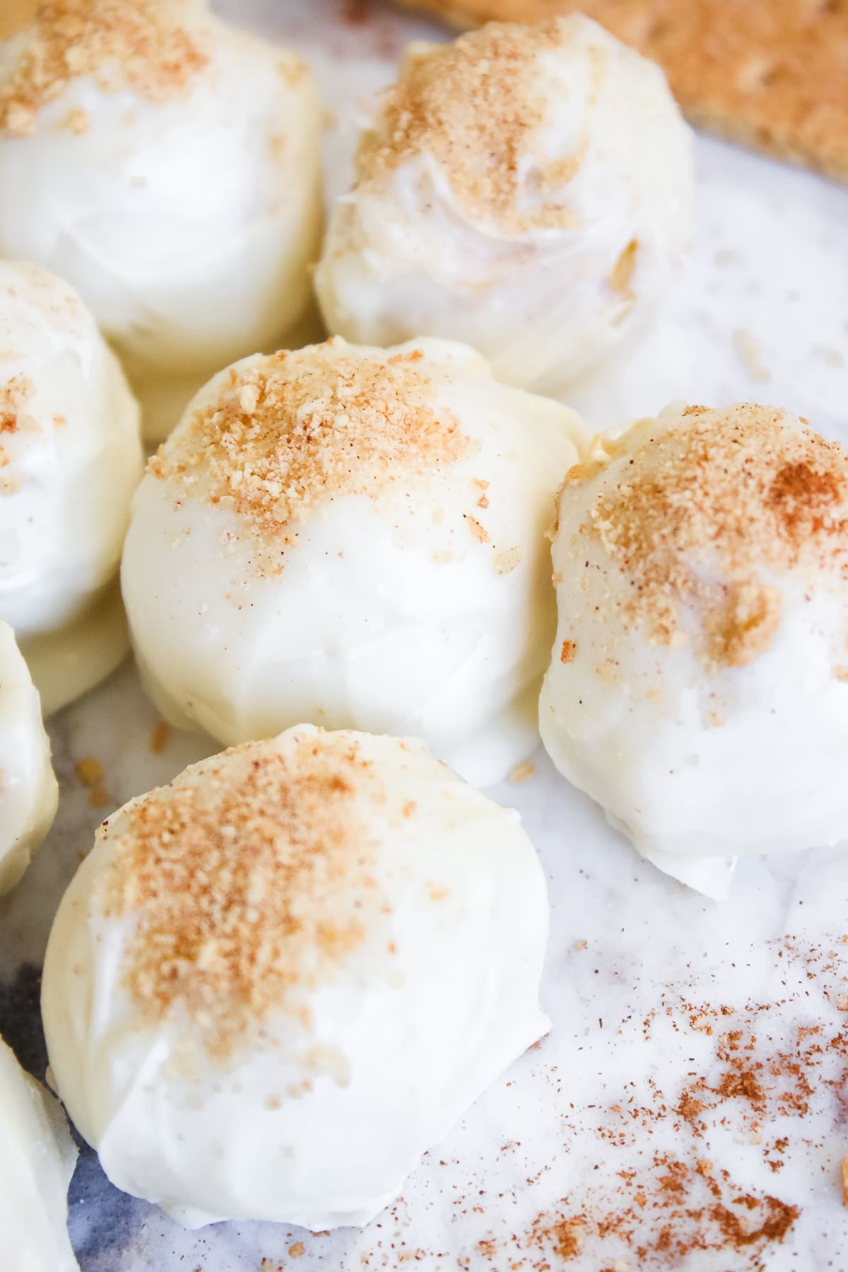 Easy pumpkin truffles recipe by southern lifestyle blogger Stephanie Ziajka on Diary of a Debutante
