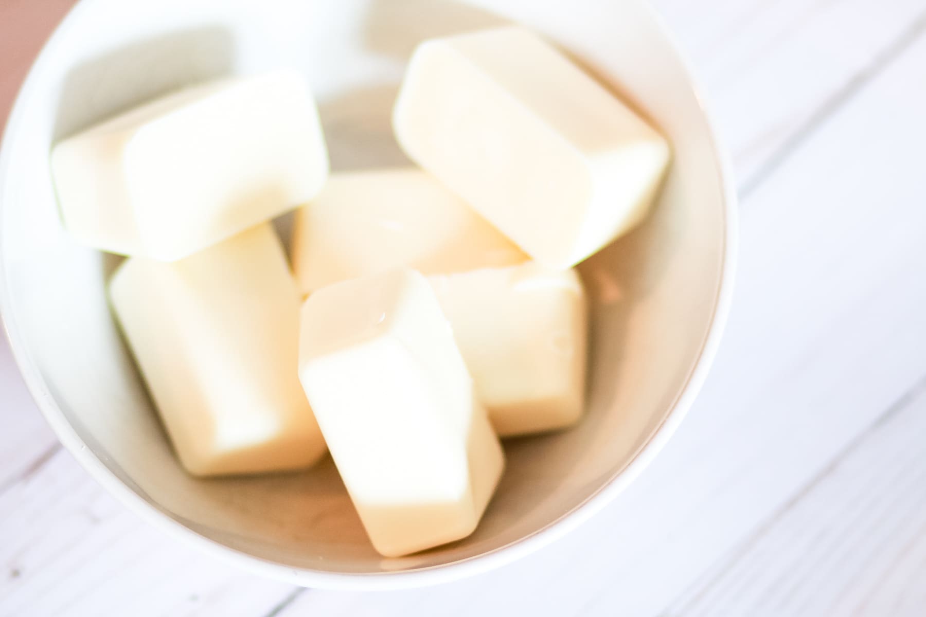 White almond bark used in one of southern lifestyle blogger Stephanie Ziajka's no bake dessert recipes on Diary of a Debutante