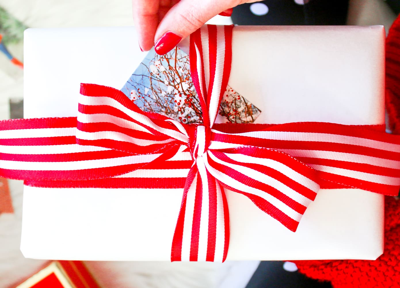 Red HP Sprocket Photo Printer, which makes a perfect stocking stuffer and is the best instant photo printer for events and travel by southern blogger Stephanie Ziajka from Diary of a Debutante