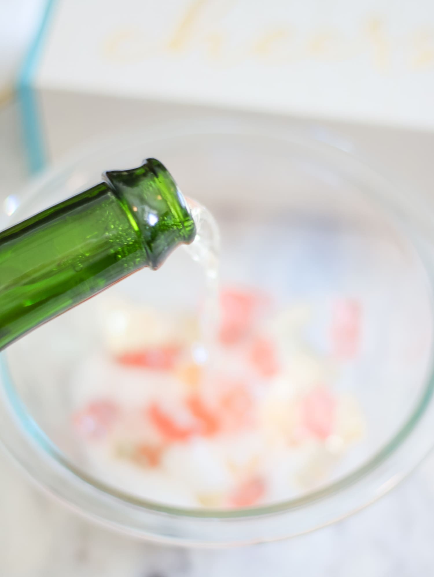 How to make champagne gummy bears by southern lifestyle blogger Stephanie Ziajka from Diary of a Debutante, easy champagne soaked gummy bears recipe using Sugarfina Champagne Bears Gummy Candy