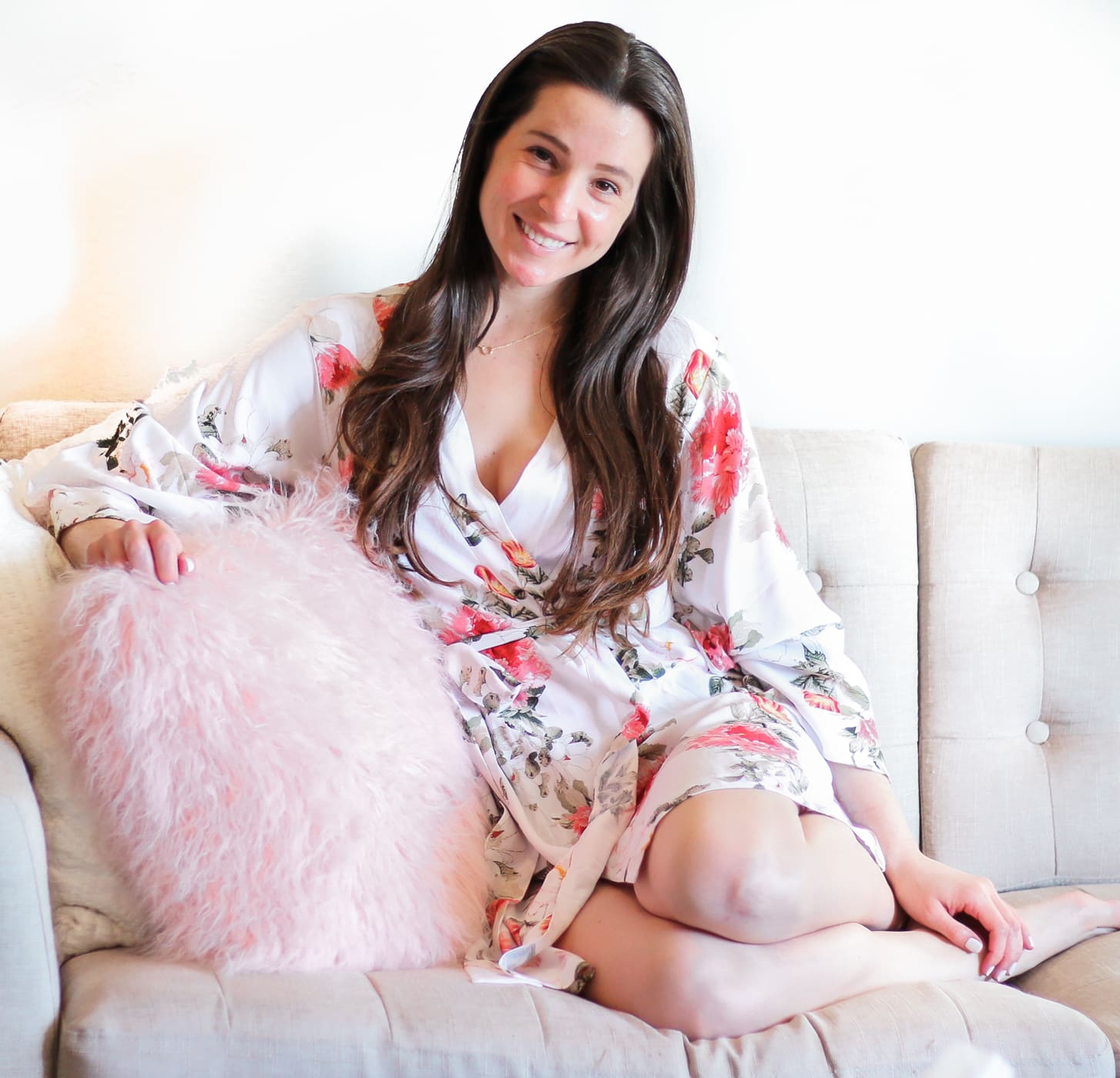 Yumi Kim floral robe, Truffoire skin care review, black truffle skincare, truffle skincare, Truffoire Review: The Benefits of Black Truffle Skincare by beauty blogger Stephanie Ziajka from Diary of a Debutante, Truffoire Black Collection review, Truffoire review