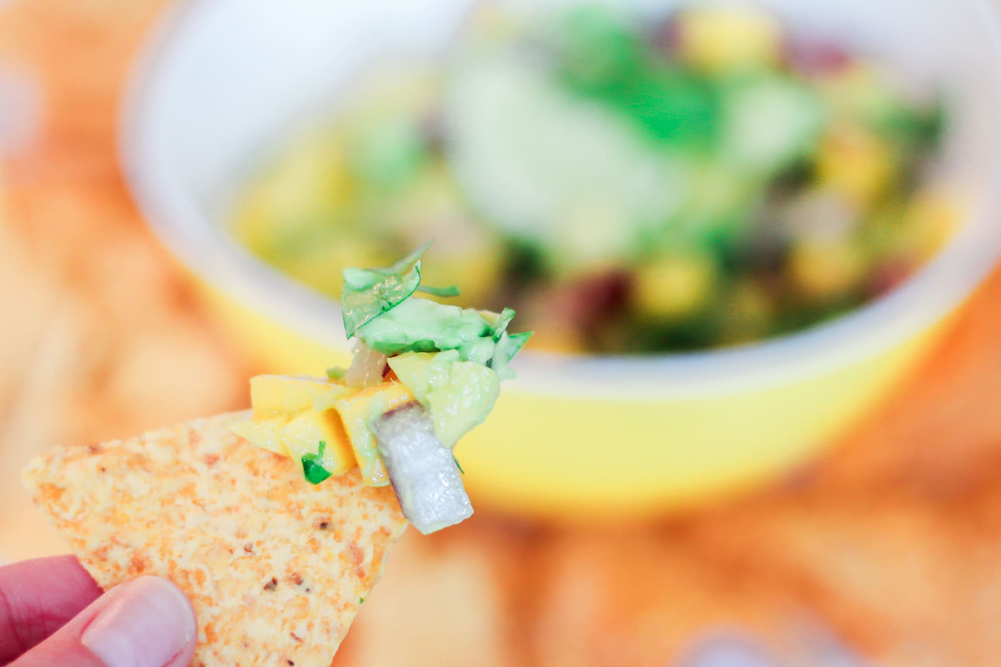 Two Quick Fresh Salsa Recipes for Your Cinco de Mayo Fiesta by southern lifestyle blogger Stephanie Ziajka from Diary of a Debutante, homemade salsa recipe, easy Cinco de Mayo salsa recipe, fresh mango habanero salsa recipe, quick mango and avocado salsa