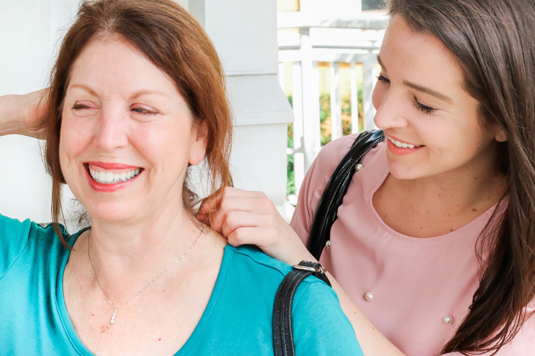 jewelry ideas for mom, Timeless Moments: How to Celebrate Mom on Mother's Day by southern blogger Stephanie Ziajka from Diary of a Debutante, gift for Mother's Day, Jared The Galleria Of Jewelry review, Jared white gold round diamond necklace