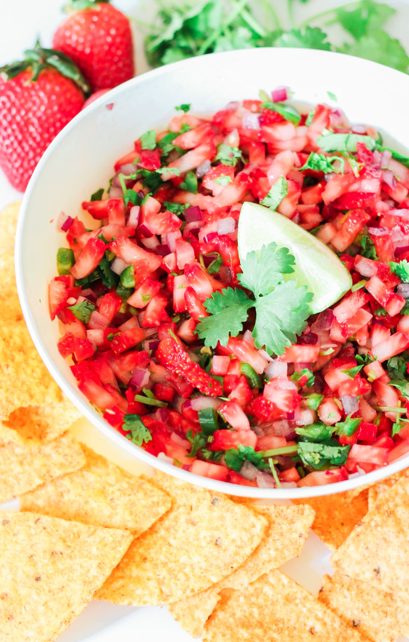 Two Quick Fresh Salsa Recipes for Your Cinco de Mayo Fiesta by southern lifestyle blogger Stephanie Ziajka from Diary of a Debutante, strawberry jalapeno salsa recipe, strawberry and jalapeno salsa recipe, homemade salsa recipe, easy Cinco de Mayo salsa recipe Two Quick Fresh Salsa Recipes for Your Cinco de Mayo Fiesta by southern lifestyle blogger Stephanie Ziajka from Diary of a Debutante, strawberry jalapeno salsa recipe, strawberry and jalapeno salsa recipe, homemade salsa recipe, easy Cinco de Mayo salsa recipe