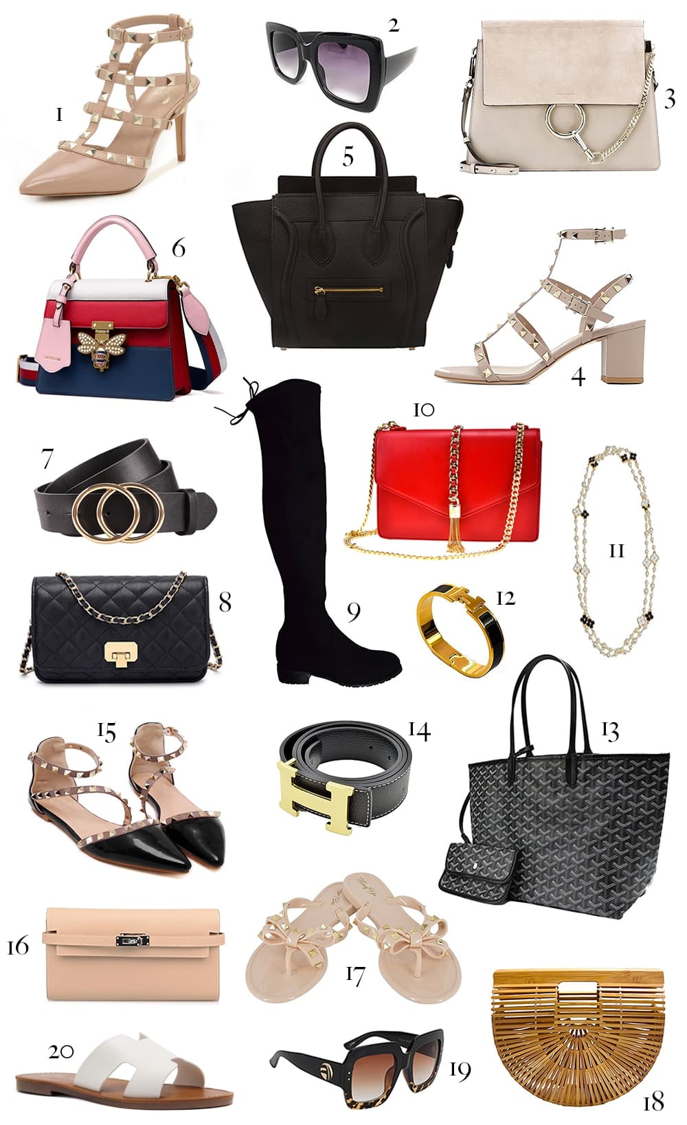 Best designer dupes on Amazon rounded up by affordable fashion blogger Stephanie Ziajka on diary of a Debutante