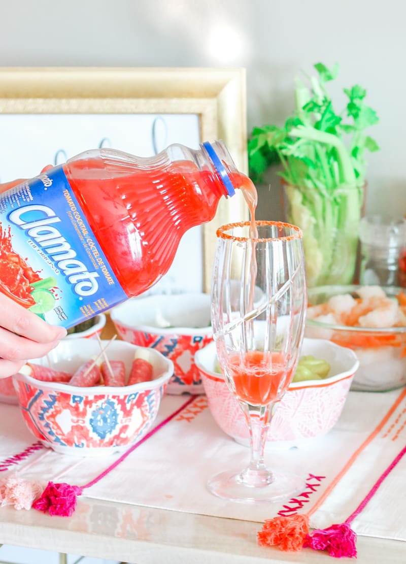 how to make your own Michelada bar by southern blogger Stephanie Ziajka from Diary of a Debutante, perfect Michelada recipe, Michelada rim recipe, authentic Mexican beer cocktail, soccer watch party ideas, Clamato tomato cocktail