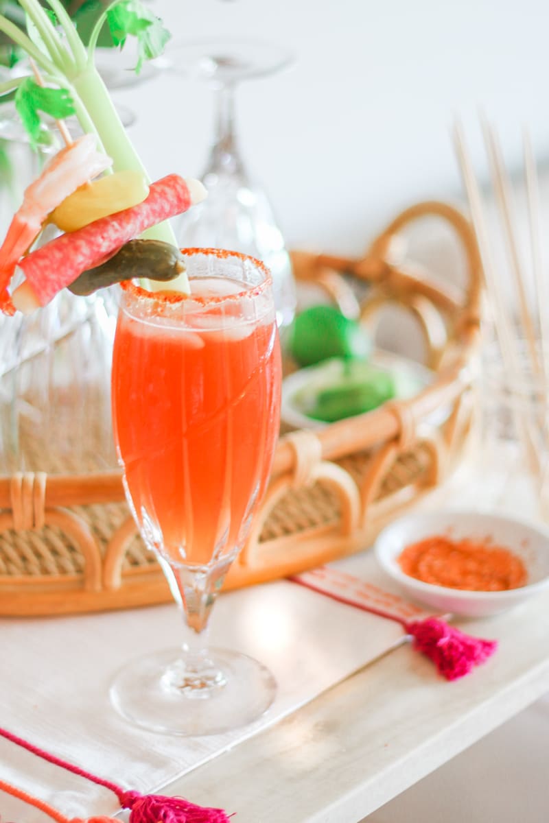 how to make your own Michelada bar by southern blogger Stephanie Ziajka from Diary of a Debutante, perfect Michelada recipe, Michelada rim recipe, authentic Mexican beer cocktail, soccer watch party ideas, Clamato tomato cocktail