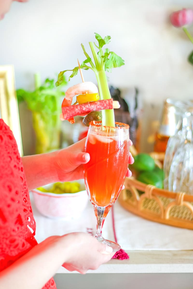 how to make your own Michelada bar by southern blogger Stephanie Ziajka from Diary of a Debutante, perfect Michelada recipe, Michelada rim recipe, authentic Mexican beer cocktail, soccer watch party ideas, Clamato tomato cocktail