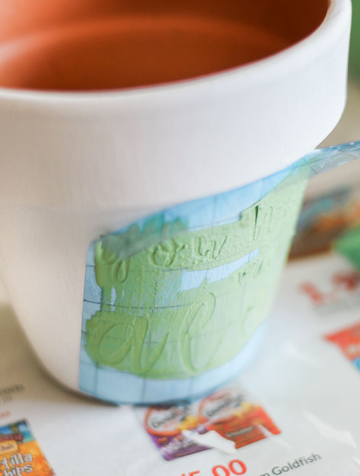 "You Had Me at Aloe" DIY succulent planter by southern blogger Stephanie Ziajka from Diary of a Debutante, gift idea for new neighbors, easy clay pot craft ideas, terracotta ideas, cute aloe vera planter, American Greetings featured artists cards