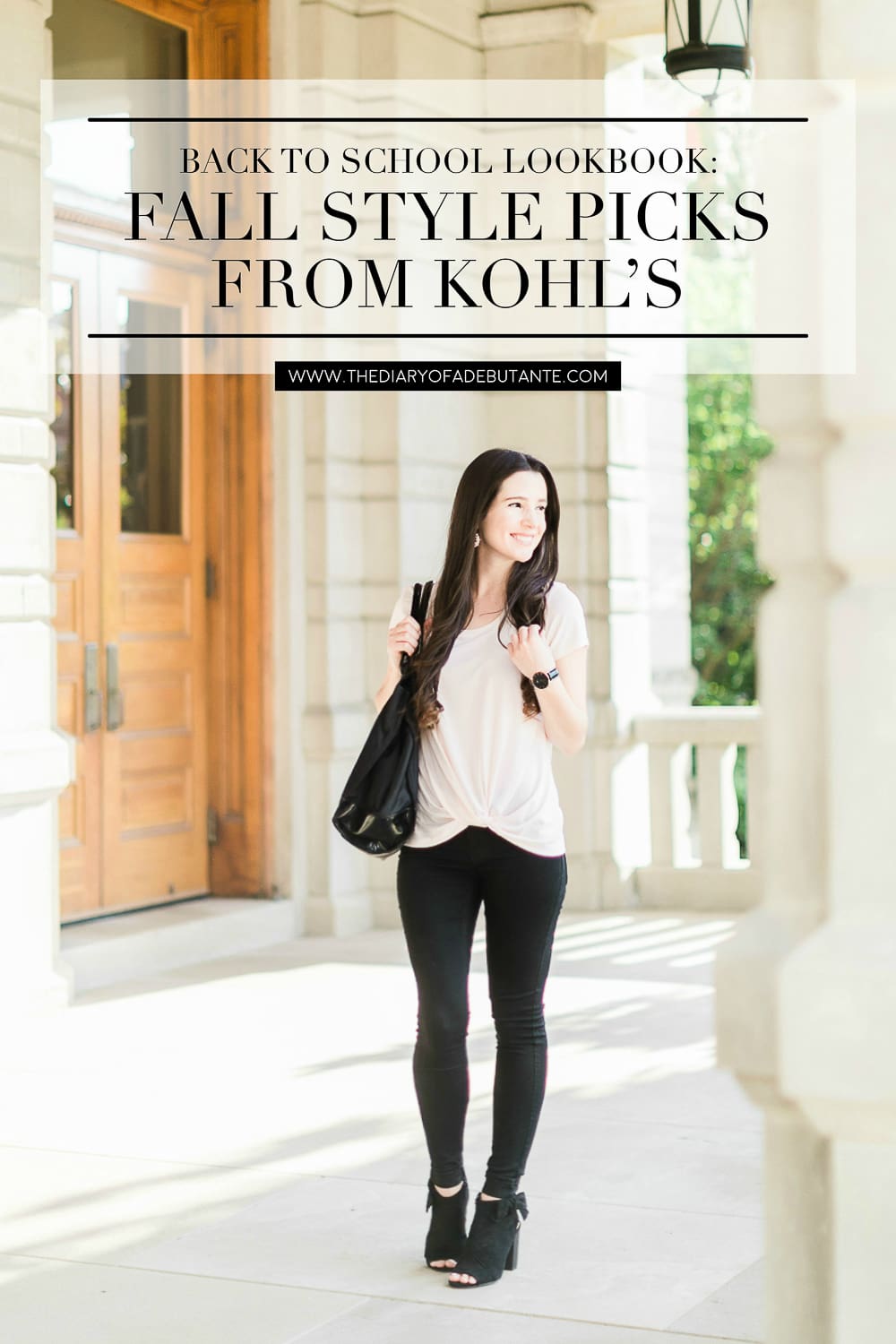 3 cute outfit ideas for school from Kohl's, Back to School Lookbook: Fall Style Picks from Kohl's by affordable fashion blogger Stephanie Ziajka from Diary of a Debutante, 3 casual college outfits from Kohl's, cute college clothes, teenage outfit ideas for school  3 cute outfit ideas for school from Kohl's, Back to School Lookbook: Fall Style Picks from Kohl's by affordable fashion blogger Stephanie Ziajka from Diary of a Debutante, 3 casual college outfits from Kohl's, cute college clothes, teenage outfit ideas for school