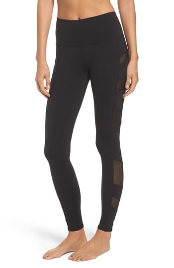 Nordstrom Anniversary Sale preview, Nordstrom Anniversary Sale 2018 Catalog Favorites by southern fashion blogger Stephanie Ziajka from Diary of a Debutante, Alo Mesh Inset Leggings