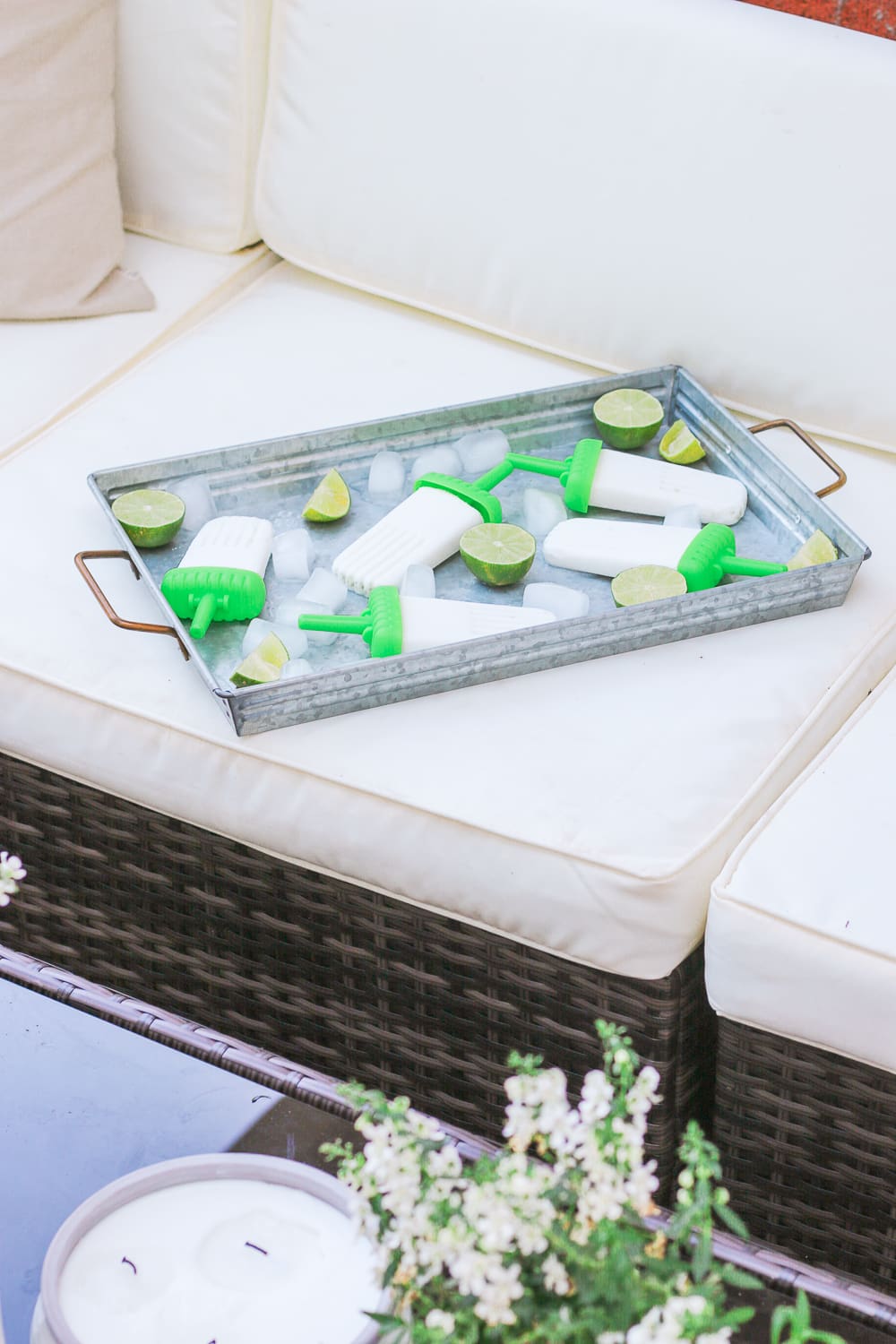 Blogger Stephanie Ziajka shares one of her favorite boozy popsicles recipes on Diary of a Debutante