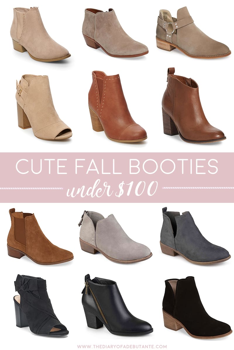 Cute Fall Booties under 100 by affordable style blogger Stephanie Ziajka from Diary of a Debutante, affordable booties for fall, cute booties for fall, affordable fall booties, best booties under 100, best fall booties