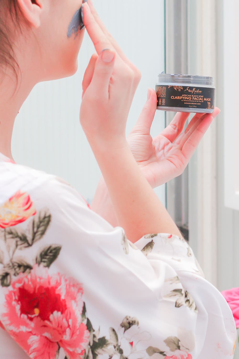 How to Give Yourself a Soothing Spa Experience at Home with the SheaMoisture African Black Soap Line by beauty blogger Stephanie Ziajka from Diary of a Debutante, At Home Spa Day Essentials from Walmart, Winter Skincare Tips for Oily Skin, Body Skincare Routine, Skin Care Products for Oily Skin in Winter, At Home Spay Day Kit, DIY Spa Day at Home