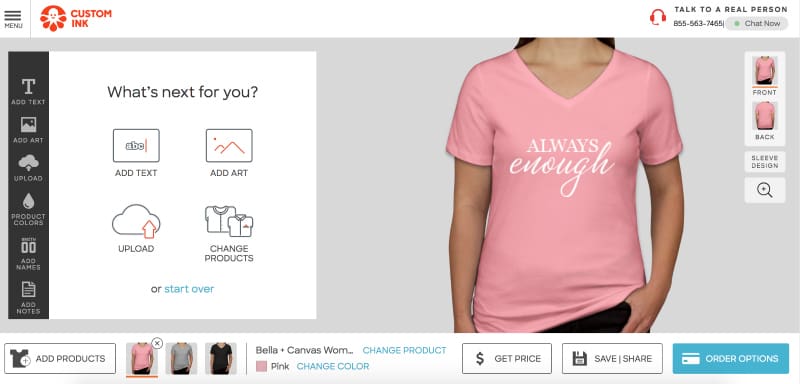 Always Enough: How to Start a Fundraiser Online with Custom Ink Fundraising by southern lifestyle blogger and eating disorder awareness advocate Stephanie Ziajka from Diary of a Debutante, Diary of a Debutante x Project HEAL Fundraiser: A Fundraiser Benefiting Project HEAL and Eating Disorder Treatment, ways to give back, always enough t shirts, eating disorder fundraiser, Project HEAL fundraiser