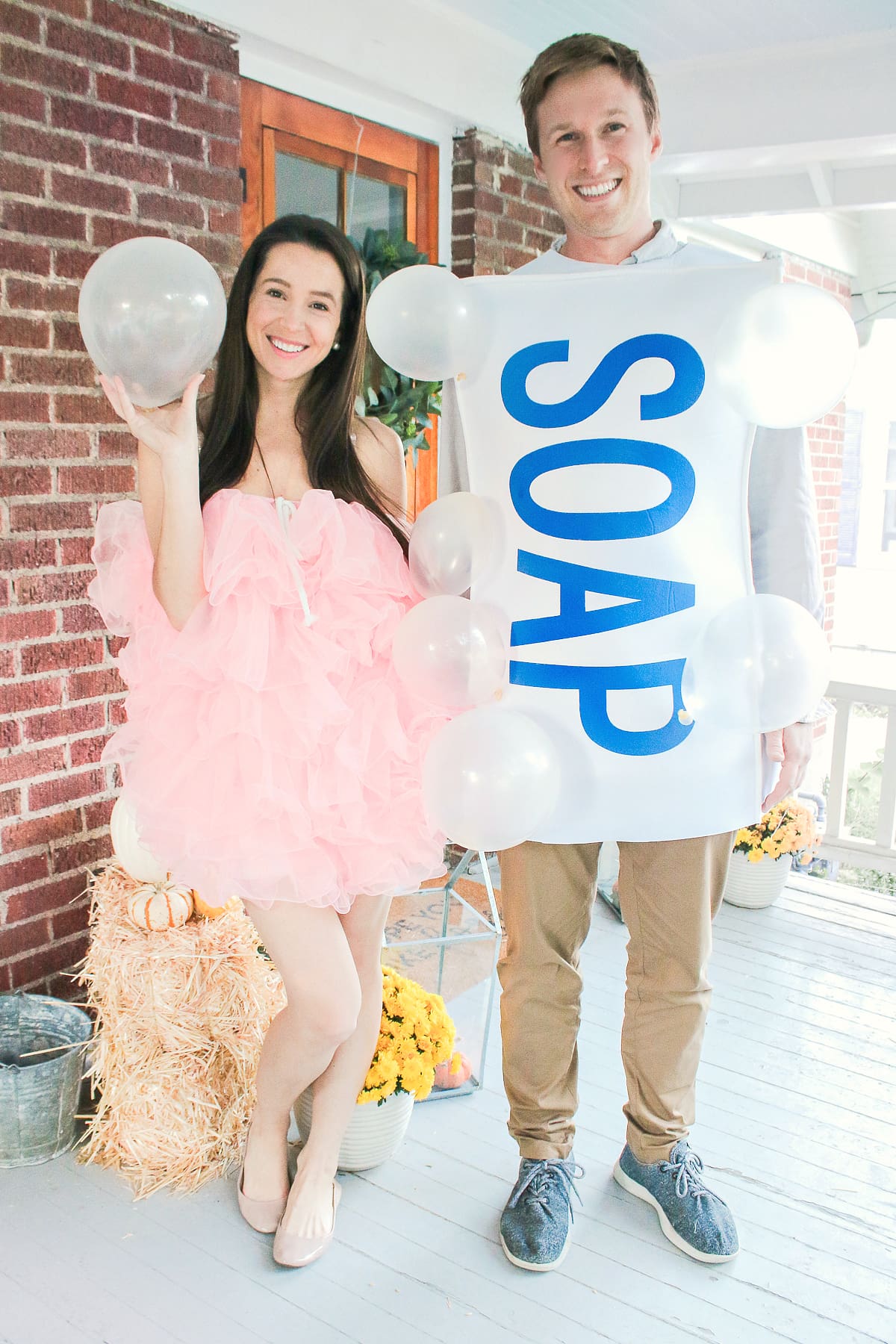 Double Trouble: 12 of the Best Couples Costumes Ever by southern lifestyle blogger Stephanie Ziajka from Diary of a Debutante, soap and loofah couples costume, popular couples Halloween costumes, top couples costumes on Amazon