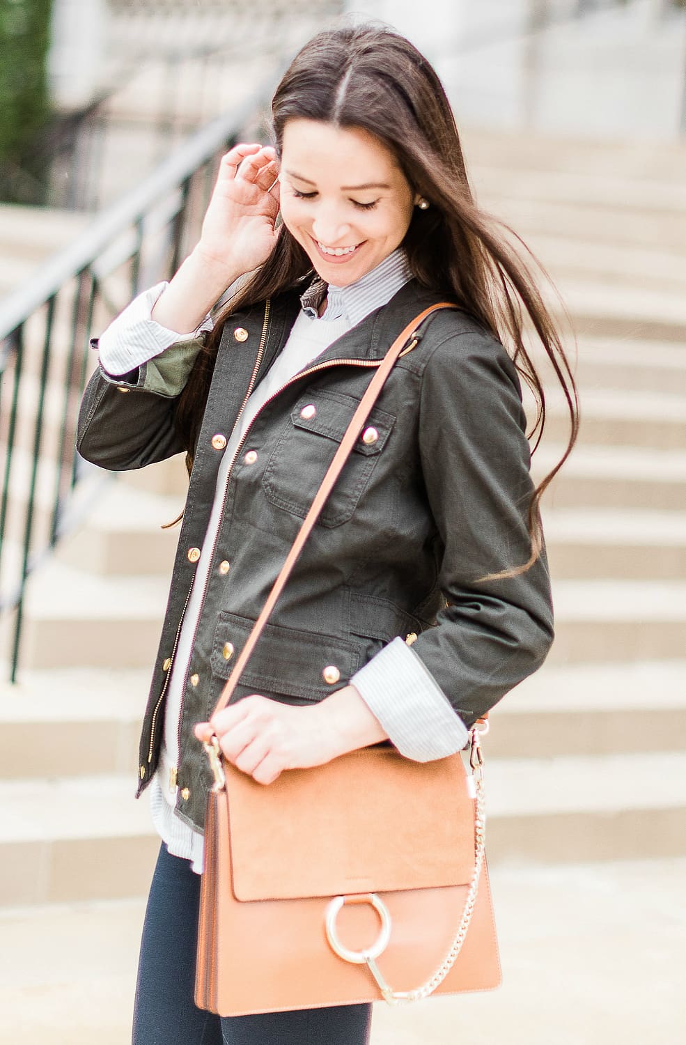 The best of J Crew Amazon, j crew mercantile review, Currently Obsessed: J.Crew Mercantile on Amazon Fashion by affordable style blogger Stephanie Ziajka from Diary of a Debutante, the best of j.crew on amazon, j.crew mercantile utility jacket, j.crew mercantile navy chino pants, j.crew mercantile pullover sweater, chloe faye dupe bag, m gemi The Cammeo heels