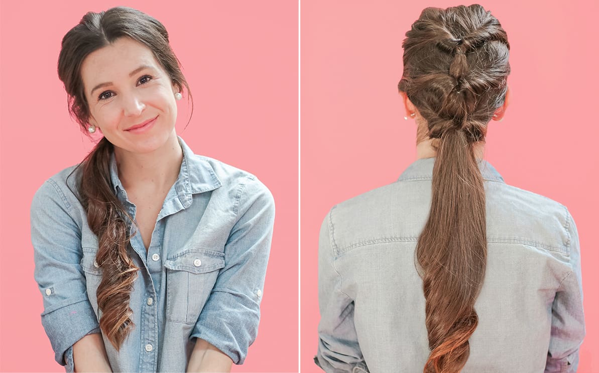 Fall Hair Woes: Tips for Caring for Your Scalp and Topsy Tail Ponytail Tutorial for Long Hair by southern lifestyle blogger Stephanie Ziajka from Diary of a Debutante, easy hairstyle tutorial, Dove Dermacare Scalp Soothing Moisture Anti-Dandruff Shampoo review, hairstyles for long hair step by step, easy ponytail hairstyles step by step