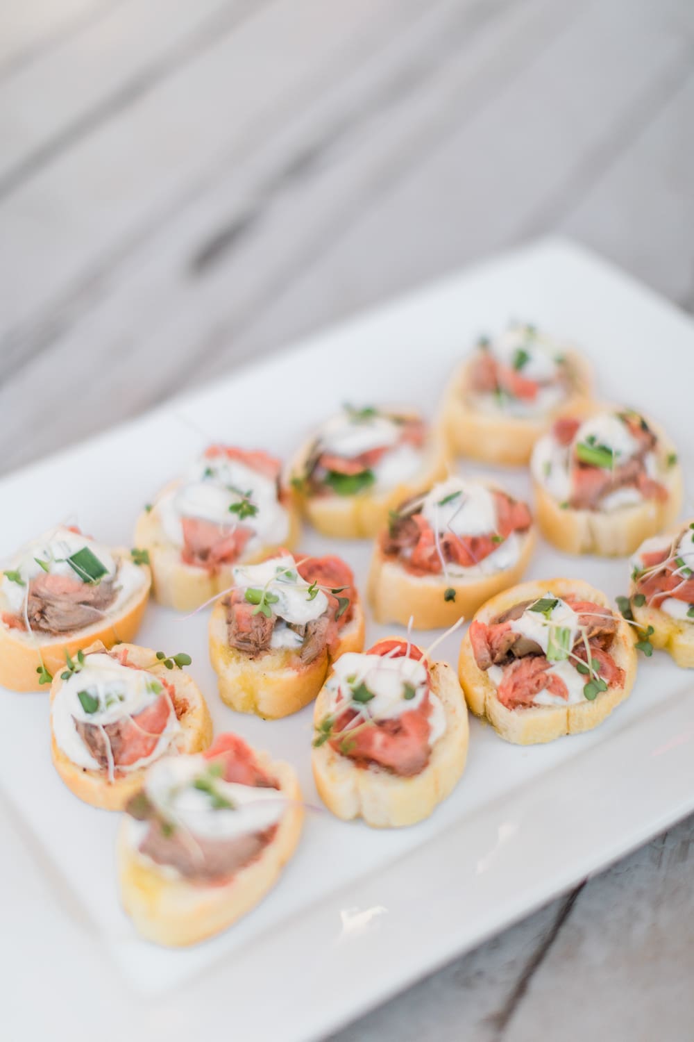 Blogger Stephanie Ziajka shares beef tenderloin appetizer ideas on Diary of a Debutante