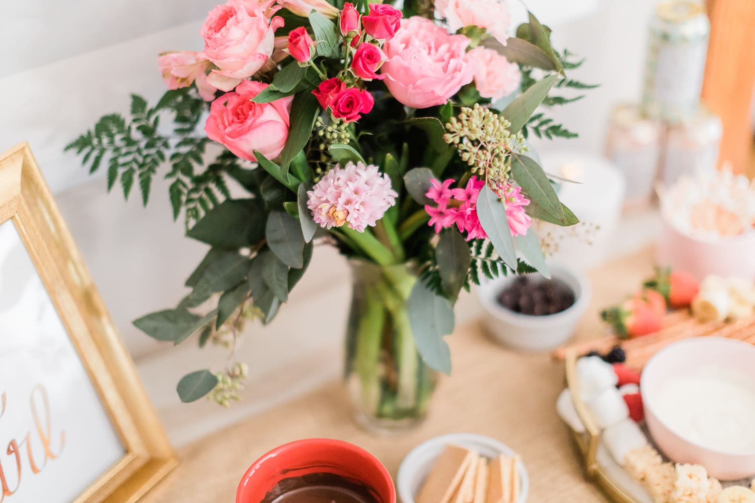 Galentine's Day Party Guide: Tips for Hosting a Fondue Party at Home written by Stephanie Ziajka from the popular southern lifestyle blog Diary of a Debutante, DIY dessert board ideas, easy Galentine's Day dessert board, dessert fondue dippers, how to throw a fondue party, Simple skincare review, Simple Micellar Cleansing Water review, Simple Cleansing Facial Wipes review, Galentine's Day gift box ideas