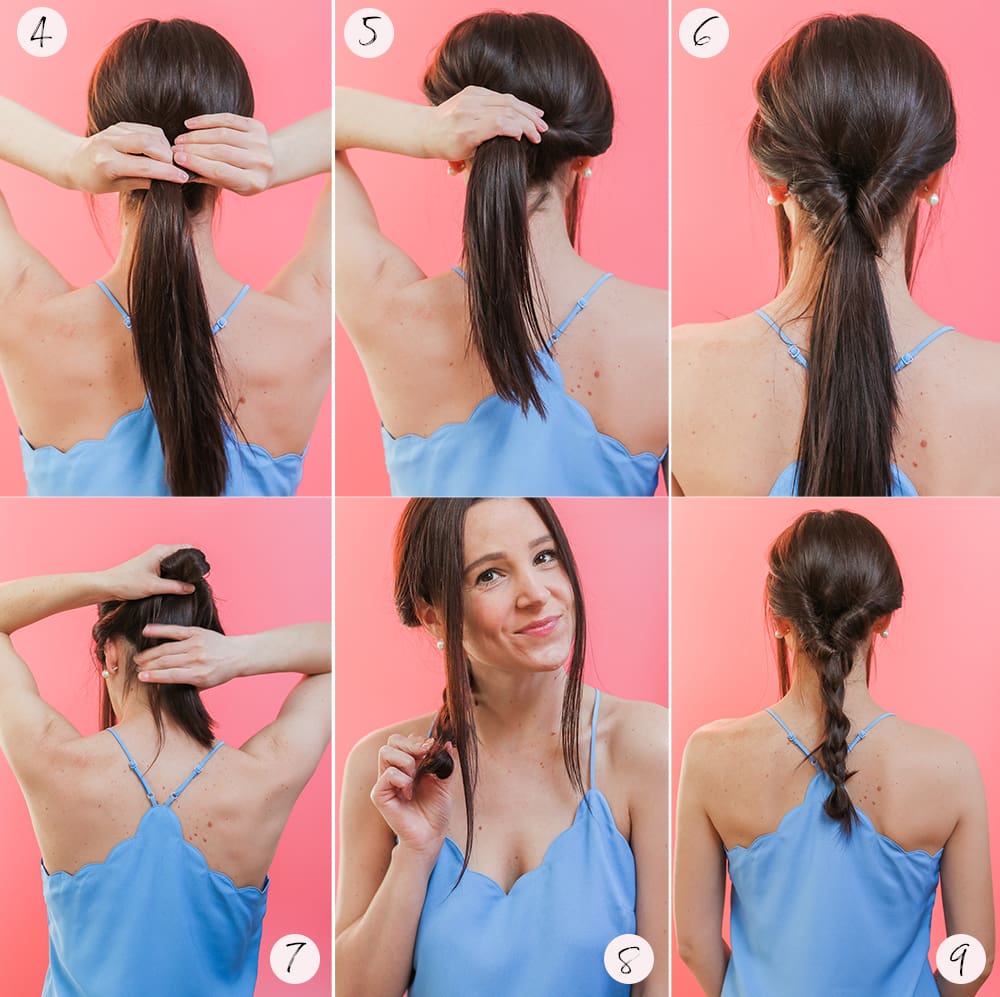 Easy Braided Chignon Tutorial and At-Home Hair Dye Tips by Stephanie Ziajka from the popular beauty blog Diary of a Debutante, easy dressy hairstyles for long hair, undone chignon tutorial, Schwarzkopf Color Ultime hair color review, Schwarzkopf Color Ultime 3.8 Deep Brunette