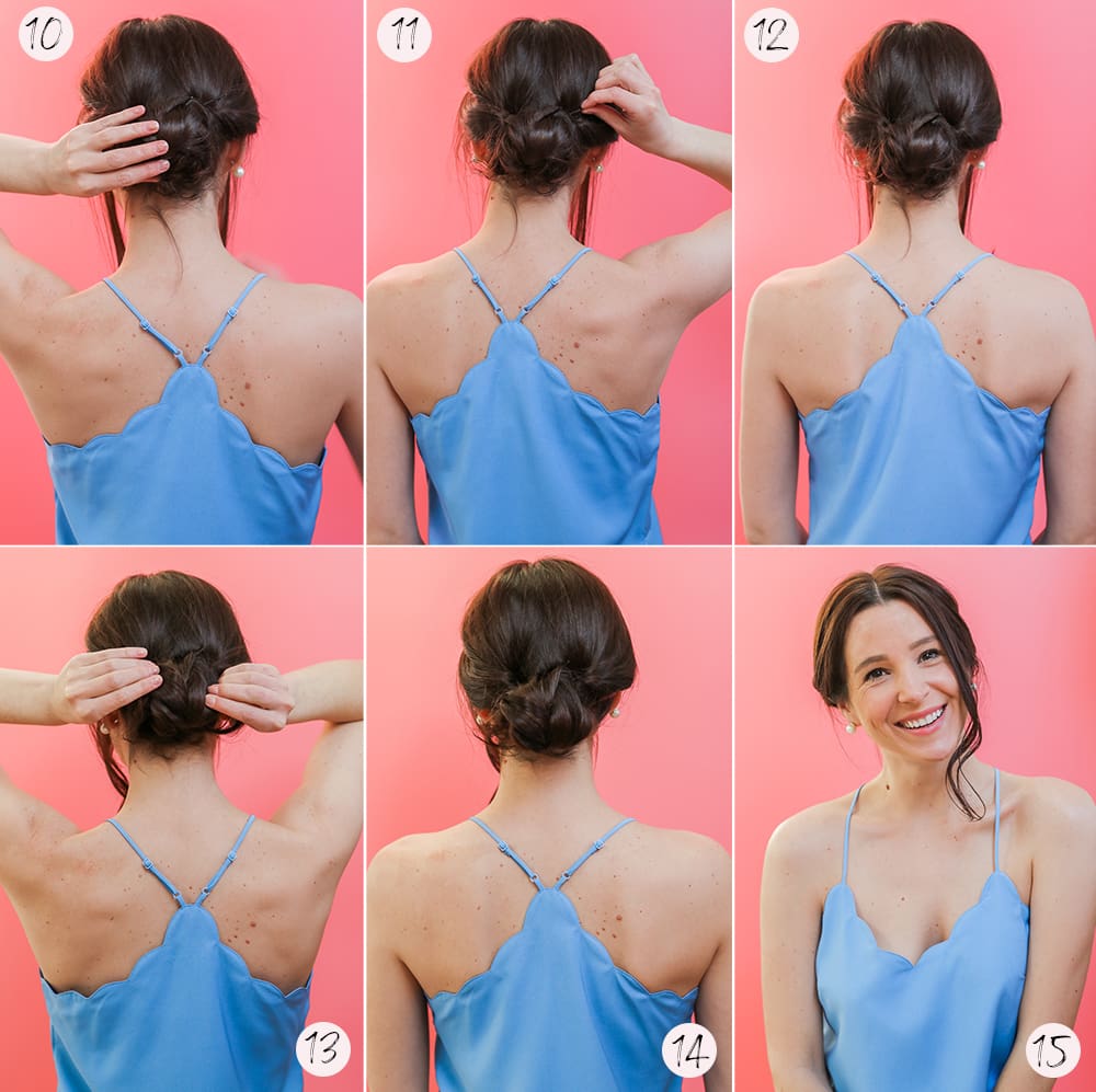 Easy Braided Chignon Tutorial and At-Home Hair Dye Tips by Stephanie Ziajka from the popular beauty blog Diary of a Debutante, easy dressy hairstyles for long hair, undone chignon tutorial, Schwarzkopf Color Ultime hair color review, Schwarzkopf Color Ultime 3.8 Deep Brunette