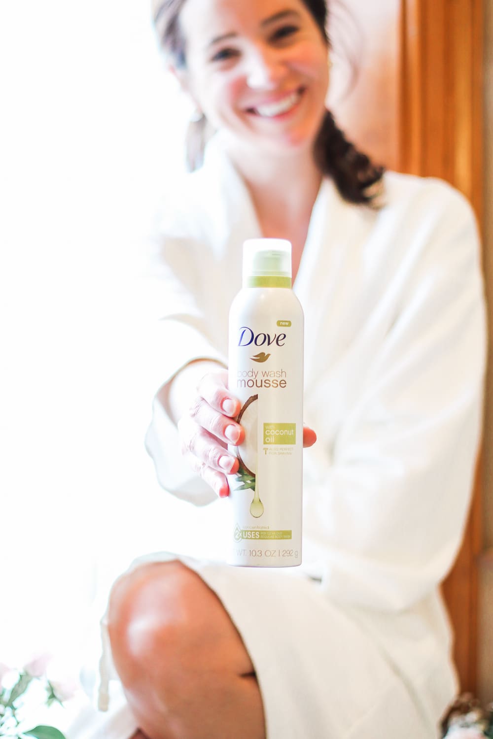 Simple Tips for Beautifying Bath Time + Dove Body Wash Mousse with Coconut Oil Review by blogger Stephanie Ziajka from the popular affordable fashion and southern lifestyle blog Diary of a Debutante, pretty bath tub setup, Haven Teak Bathtub Caddy, rose and lemon bath tub soak, ways to beautify bath time, how to improve bath time, 5 tips for taking a beautiful bath, how to take a beautiful bath 