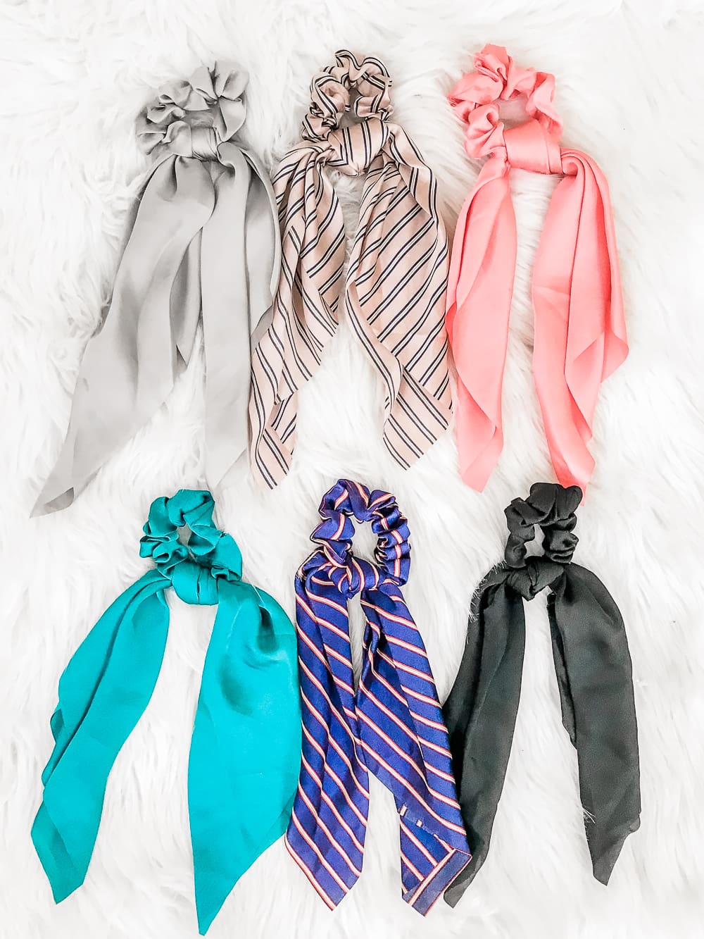 Amazon Silk Hair Scarf Scrunchies Set of 6, Amazon Prime Day Try-On Haul: Top Affordable Fashion Finds