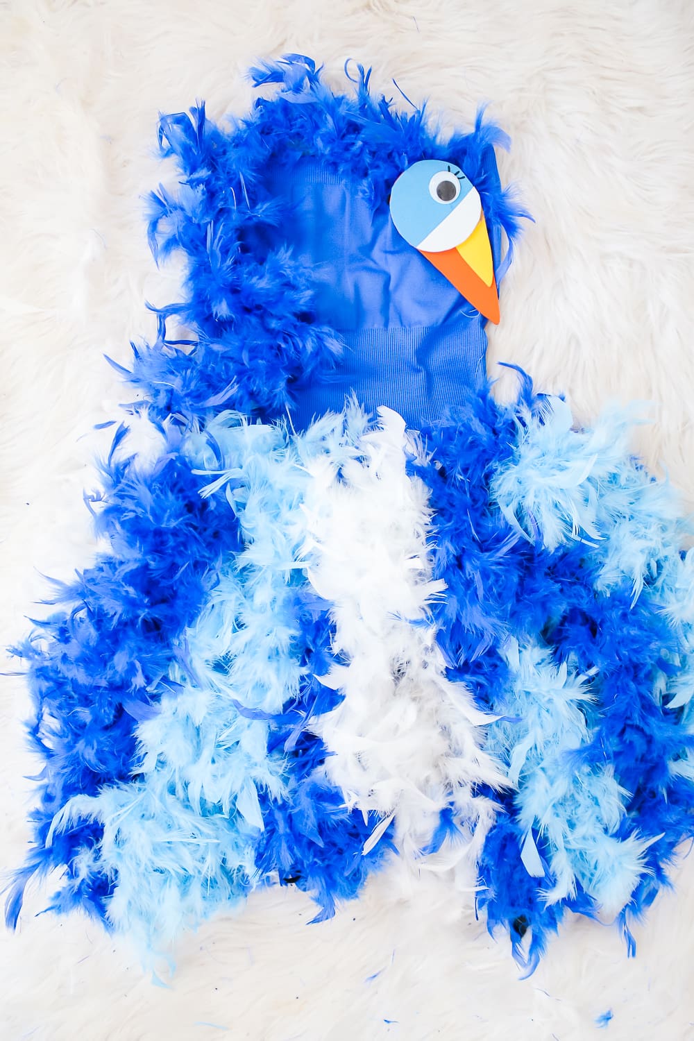 DIY Zazu costume by popular DIY blogger Stephanie Ziajka on Diary of a Debutante, DIY Lion King costume, DIY Zazu Lion King costume tutorial
