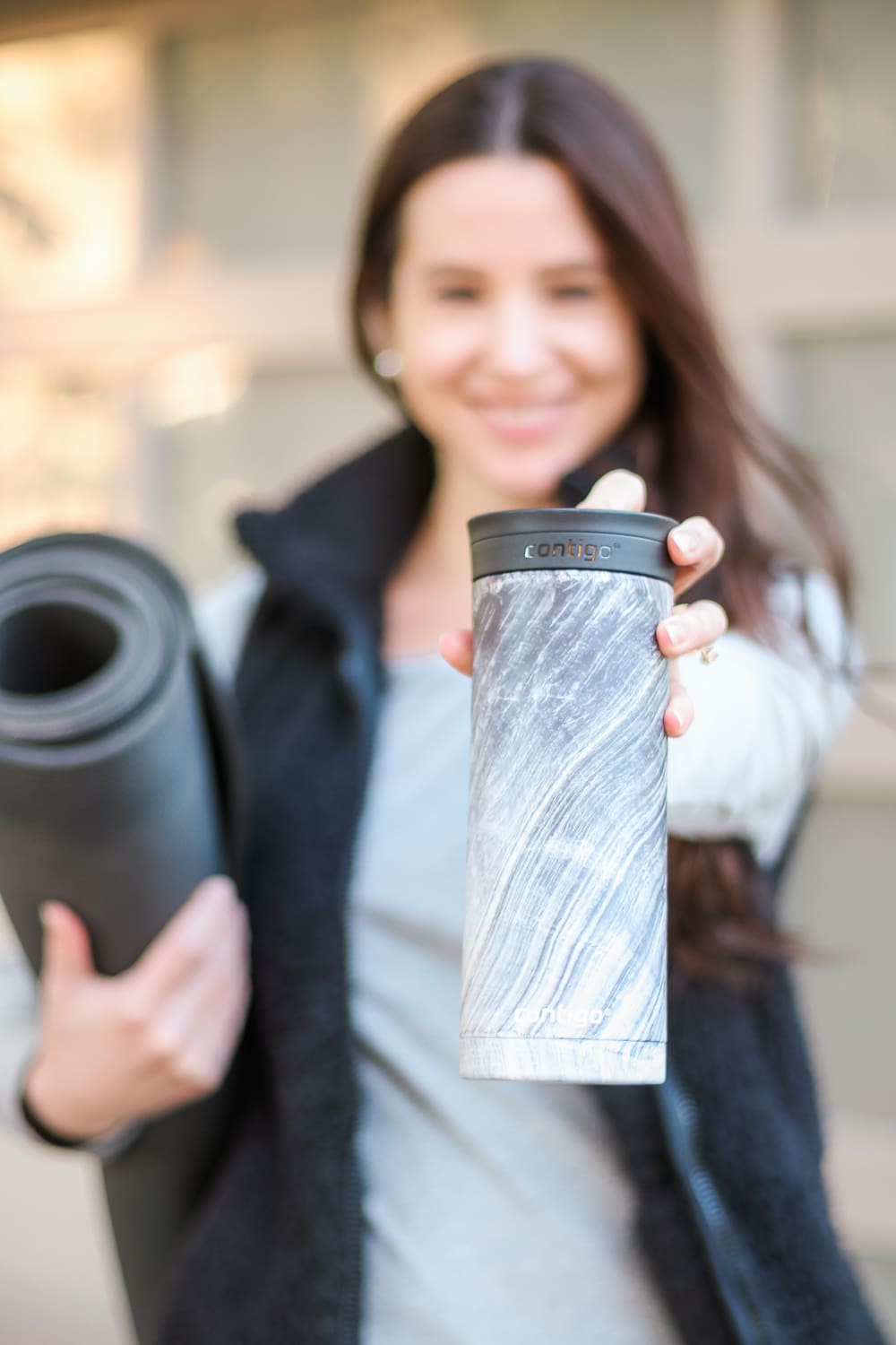 Contigo Couture SNAPSEAL Thermal Mug in black shell