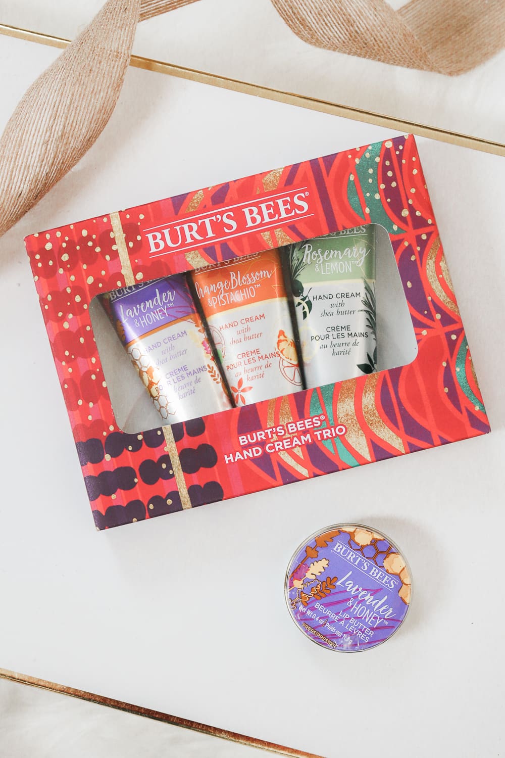 burt's bees hand cream trio, best burt's bees gift sets, burt's bees stocking stuffers under $20