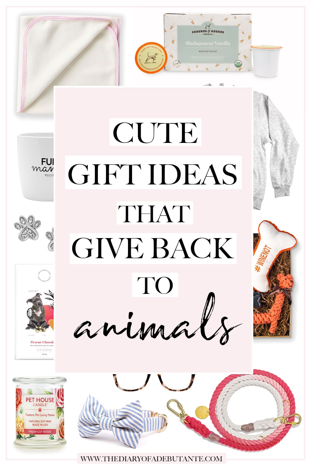 Blogger Stephanie Ziajka shares amazing gifts that give back to animals on Diary of a Debutante