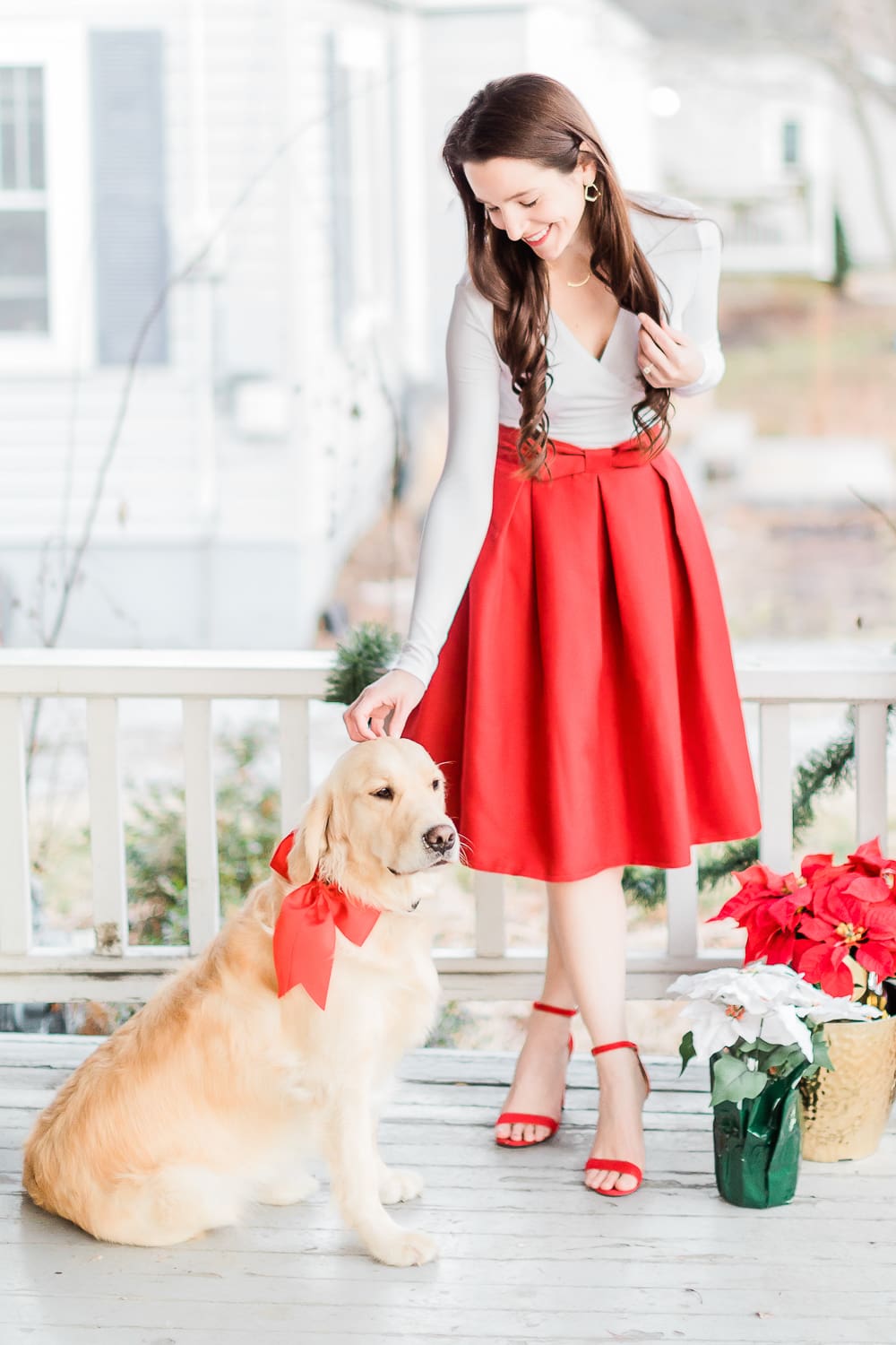 Affordable fashion blogger Stephanie Ziajka shares her favorite preppy Christmas party outfits on Diary of a Debutante