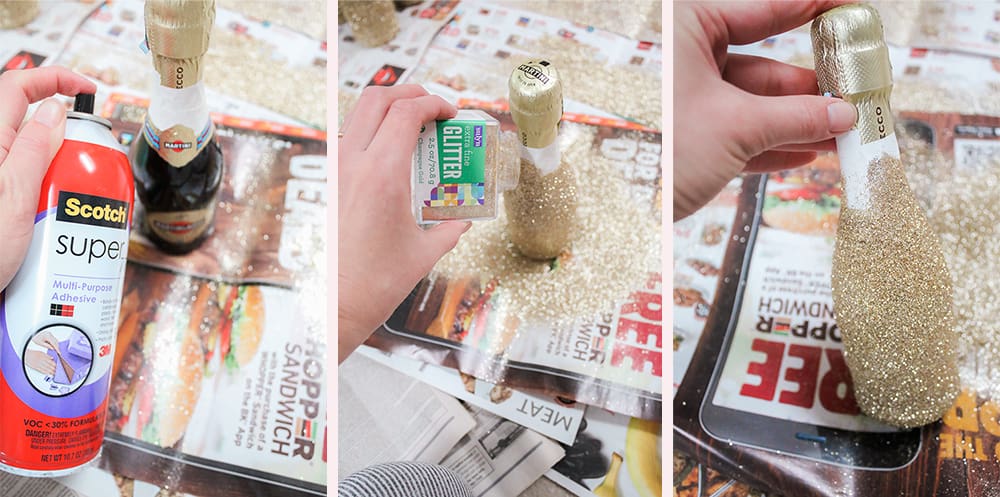 Southern lifestyle blogger Stephanie Ziajka shares a mini glitter bottle diy tutorial on the popular DIY blog Diary of a Debutante