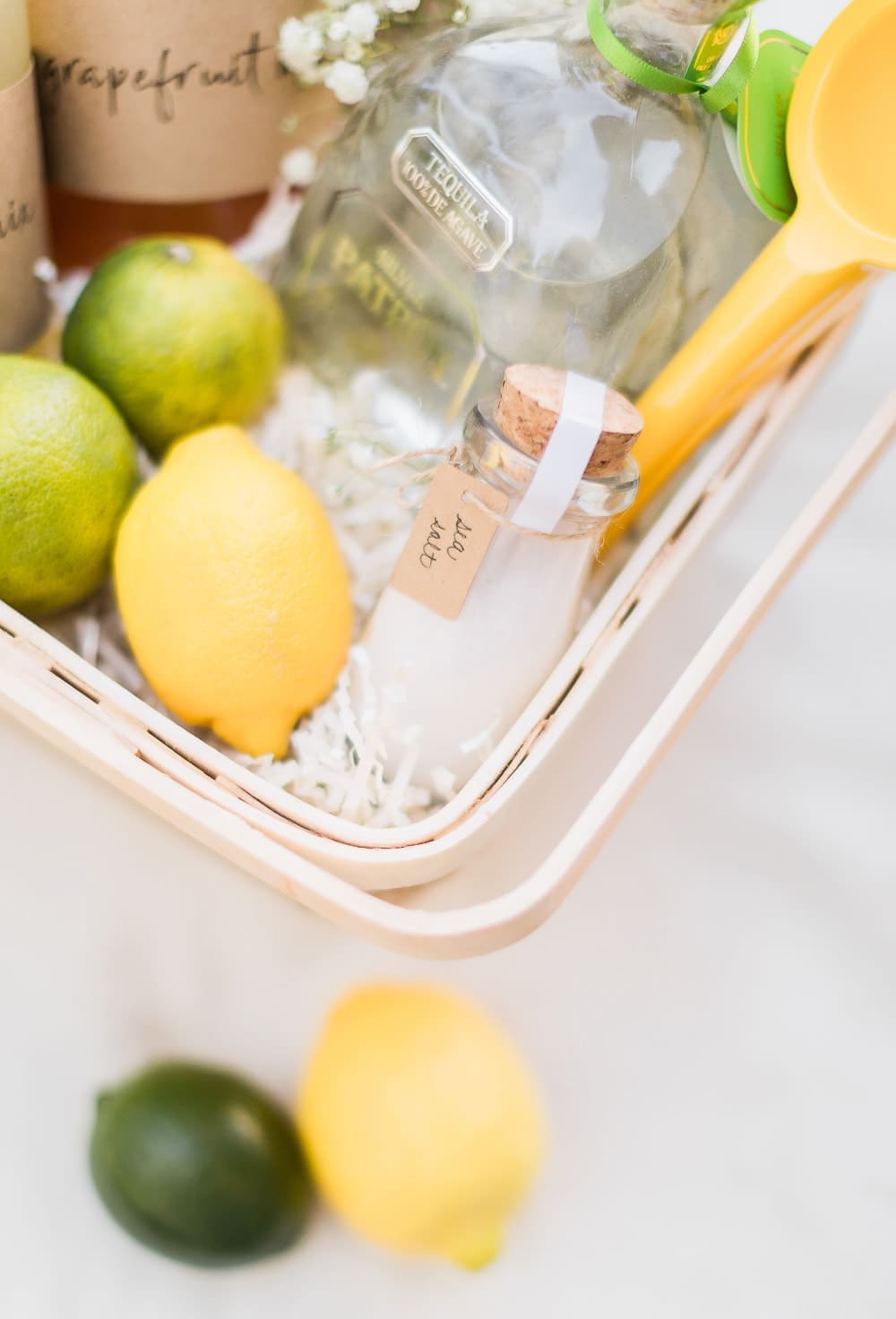 Blogger Stephanie Ziajka shares margarita basket ideas on Diary of a Debutante