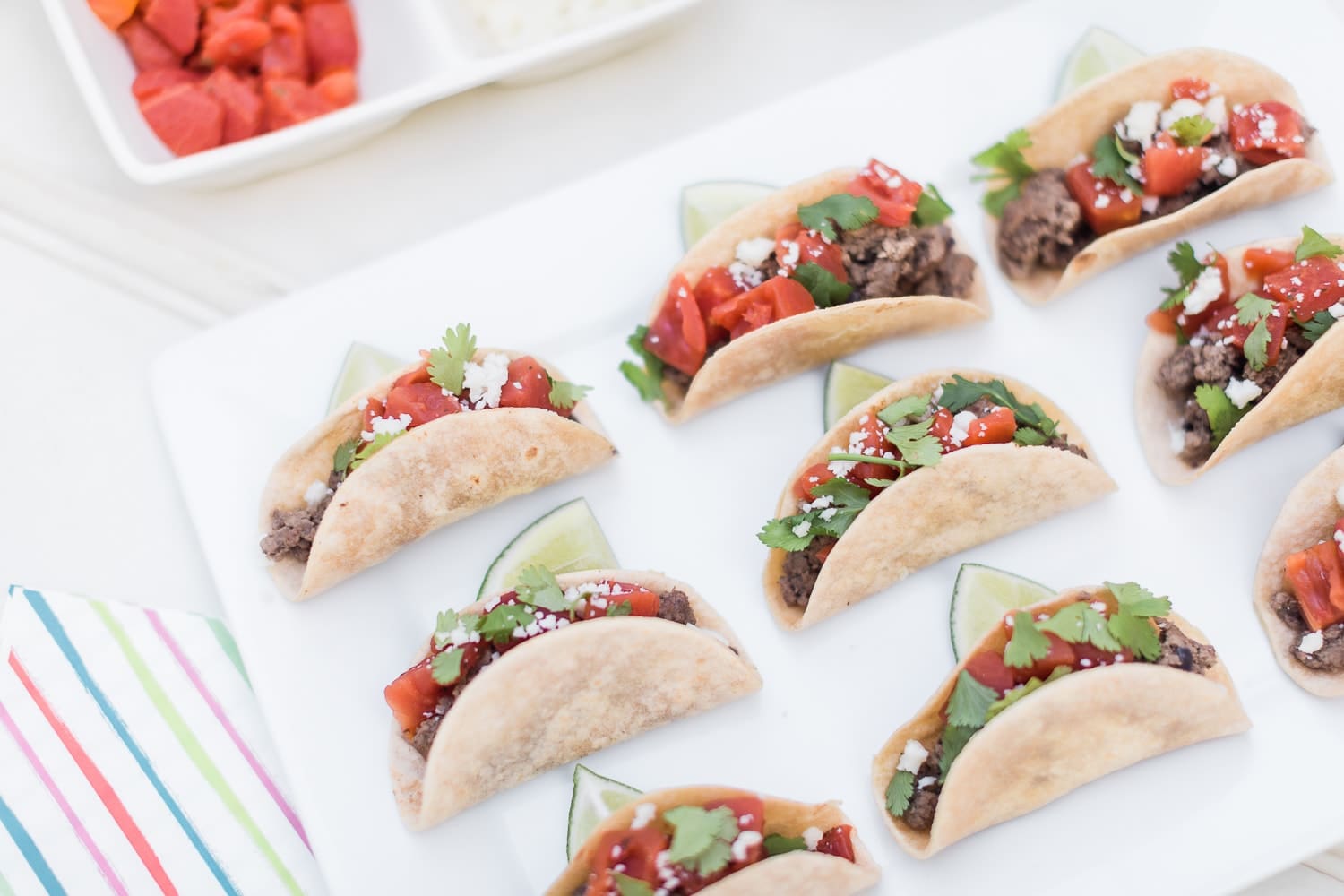 How to make baked mini tacos by Stephanie Ziajka on Diary of a Debutante
