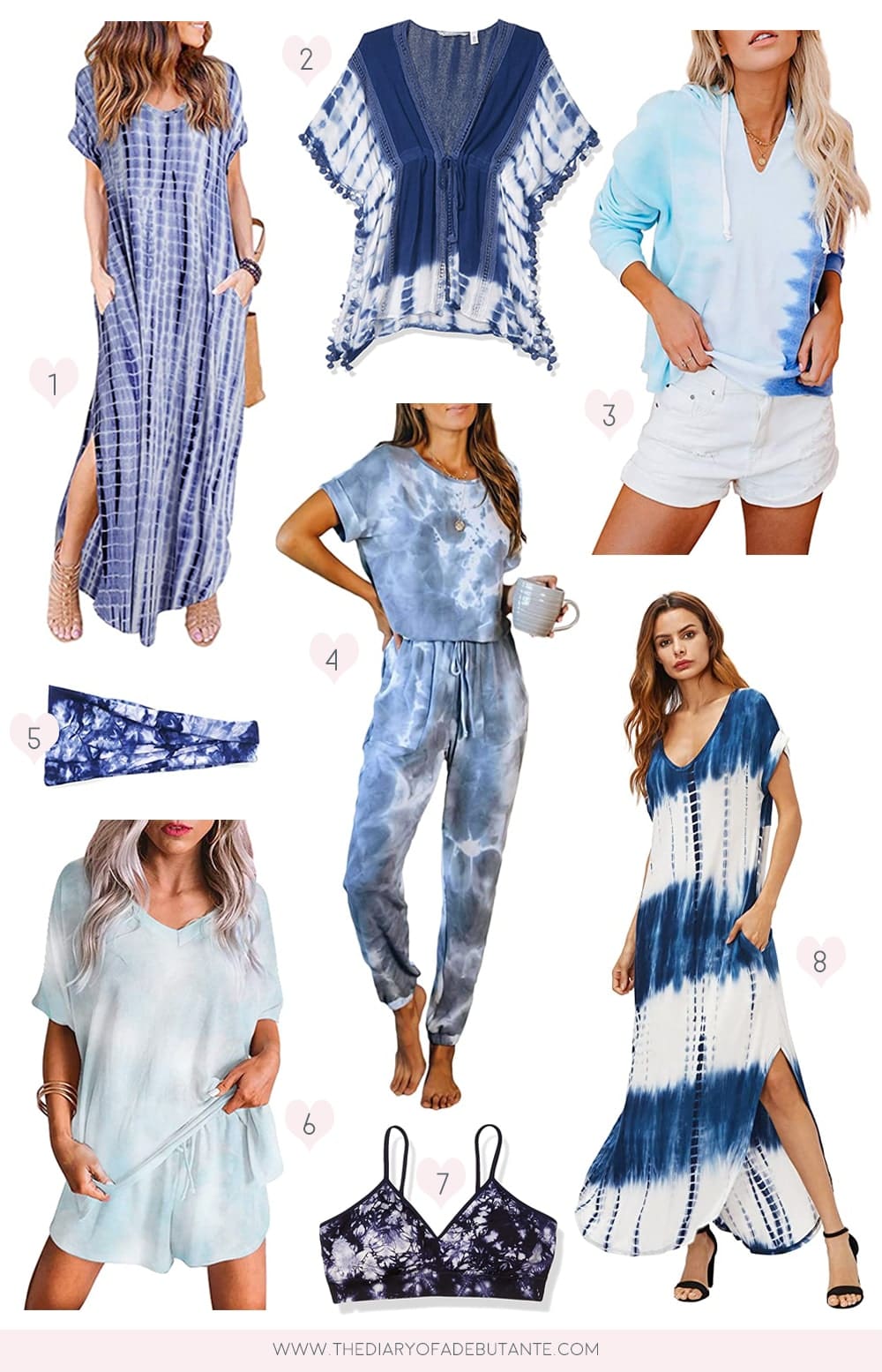 Affordable fashion blogger Stephanie Ziajka shares her top tie dye fashion finds under $50 on Diary of a Debutante