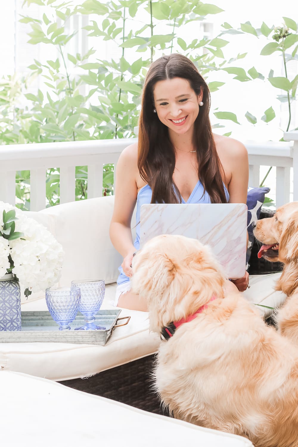 Blogger Stephanie Ziajka shares her top small business tips for surviving COVID with the help of the GoDaddy #OpenWeStand microsite on Diary of a Debutante