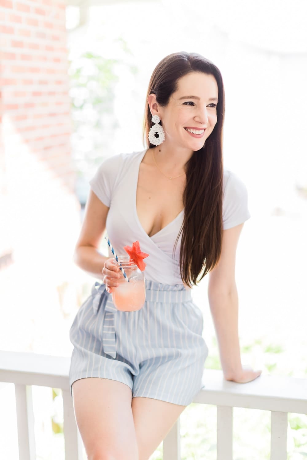 Blogger Stephanie Ziajka shares her favorite fresh fruit margarita recipe on Diary of a Debutante